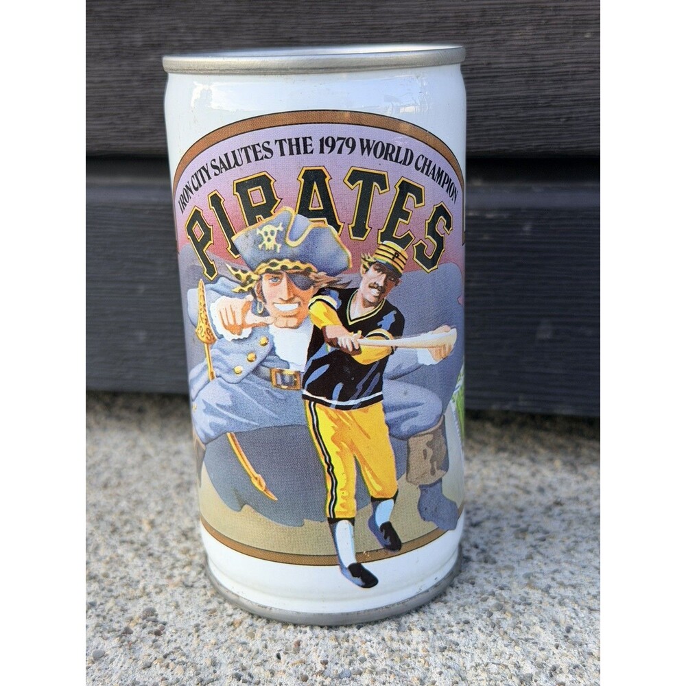 Vintage 1979 Pittsburgh Pirates World Series Championship Iron City Beer can